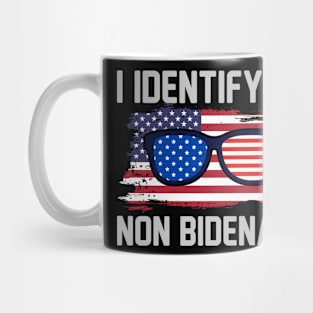 I Identify As Non Bidenary 4th Of July Mug